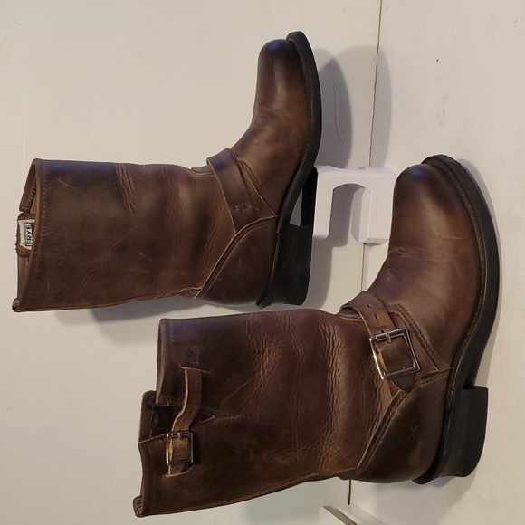 Frye 12R Engineer Boots Size 7.5M - Picture 3 of 16